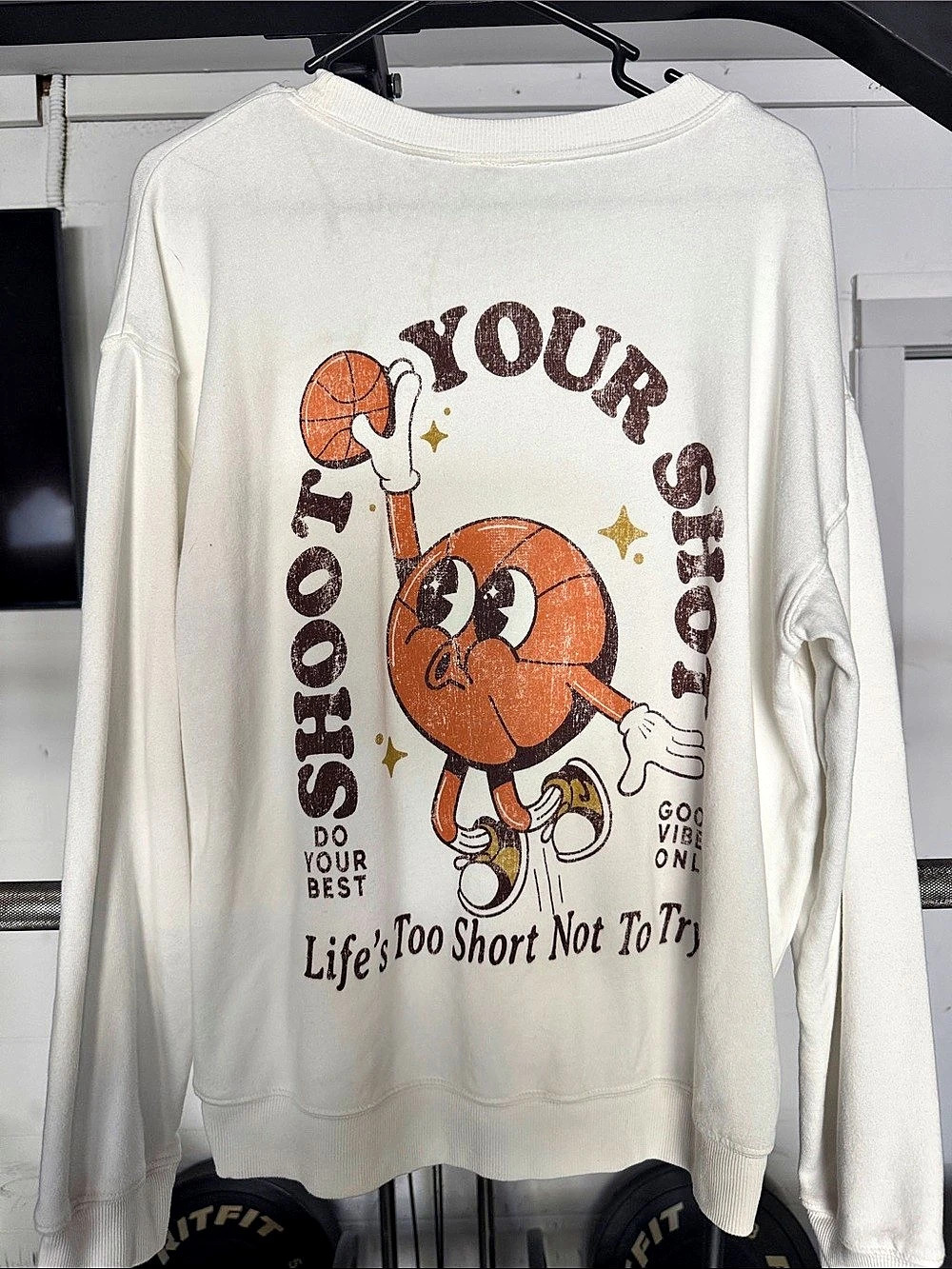 AS Revival Graphic Sweatshirt in White Size XS